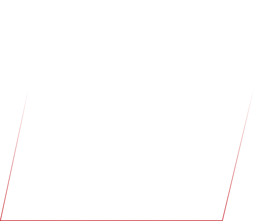 Abstract white shape with black edges